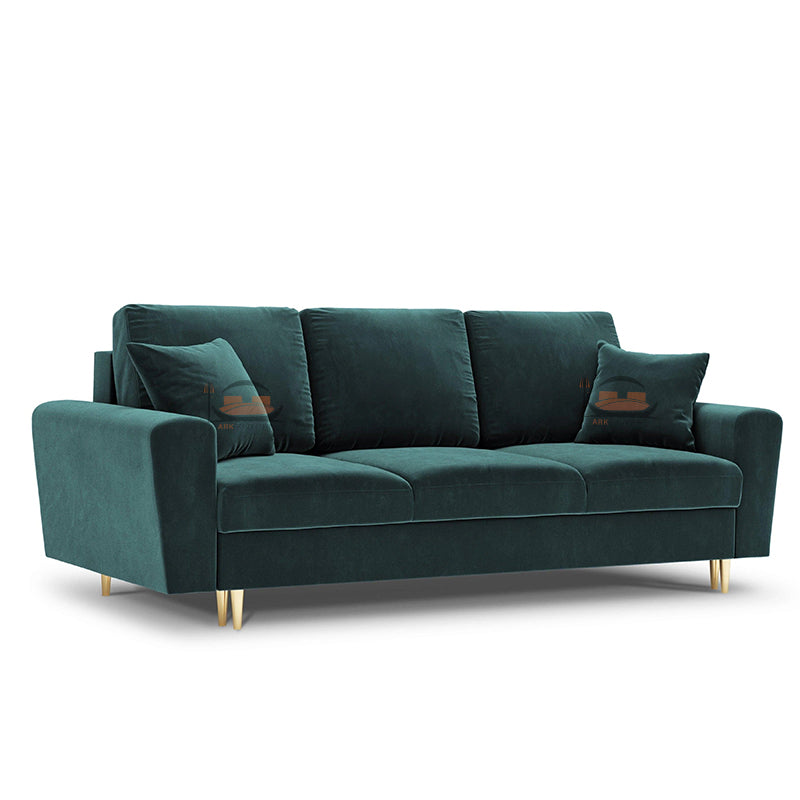 Florence 3 Seater Sofa in Plush Velvet Fabric
