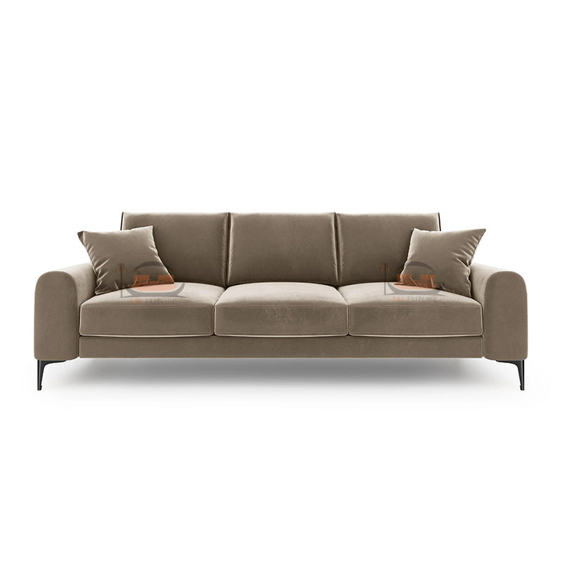 Cory 3 Seater Sofa in Plush Velvet Fabric
