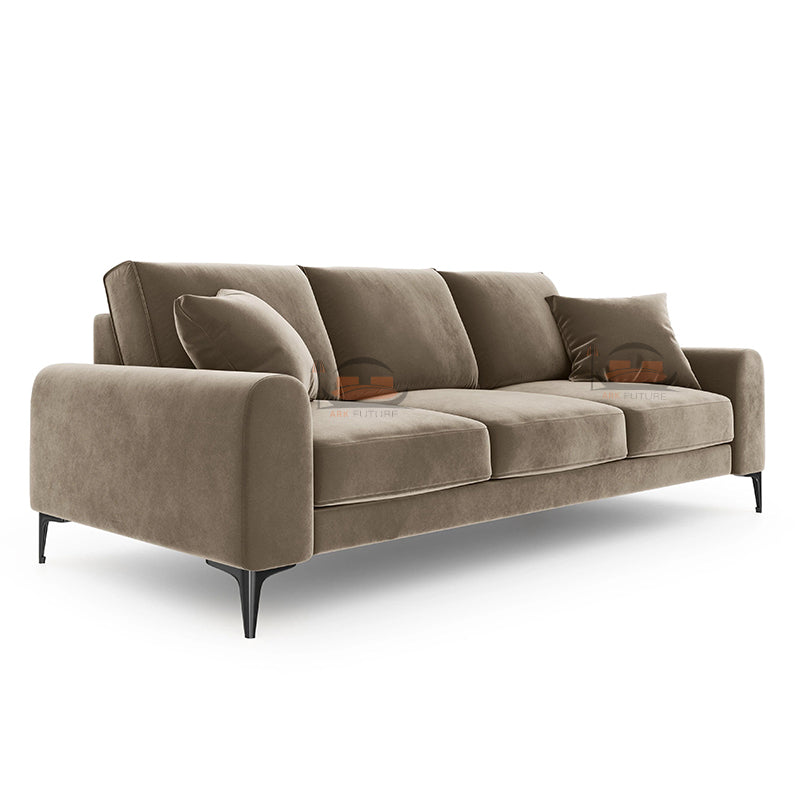 Cory 3 Seater Sofa in Plush Velvet Fabric
