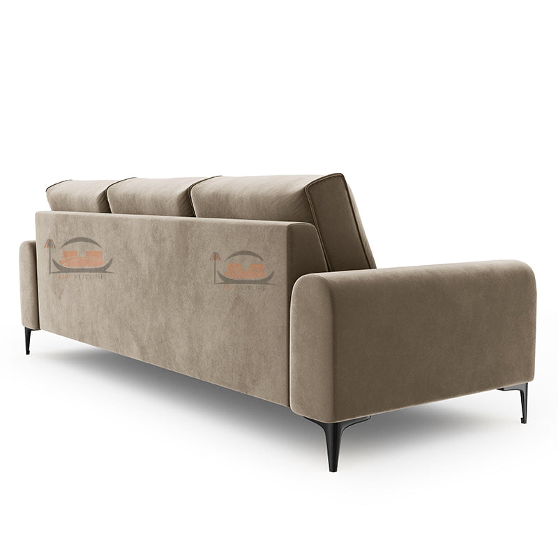 Cory 3 Seater Sofa in Plush Velvet Fabric