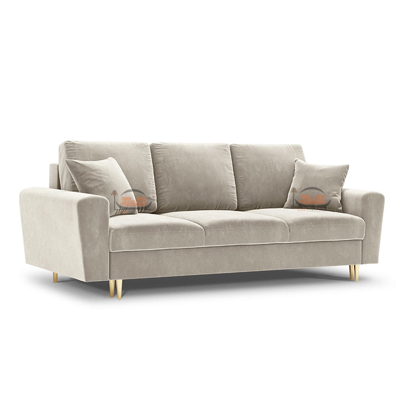 Venezia 3 Seater Sofa in Plush Velvet Fabric