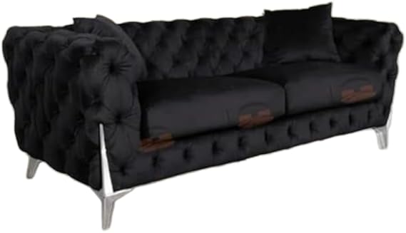 Middlefield Chesterfield 3 Seater Sofa with Deep Button Tufting & Stylish Legs