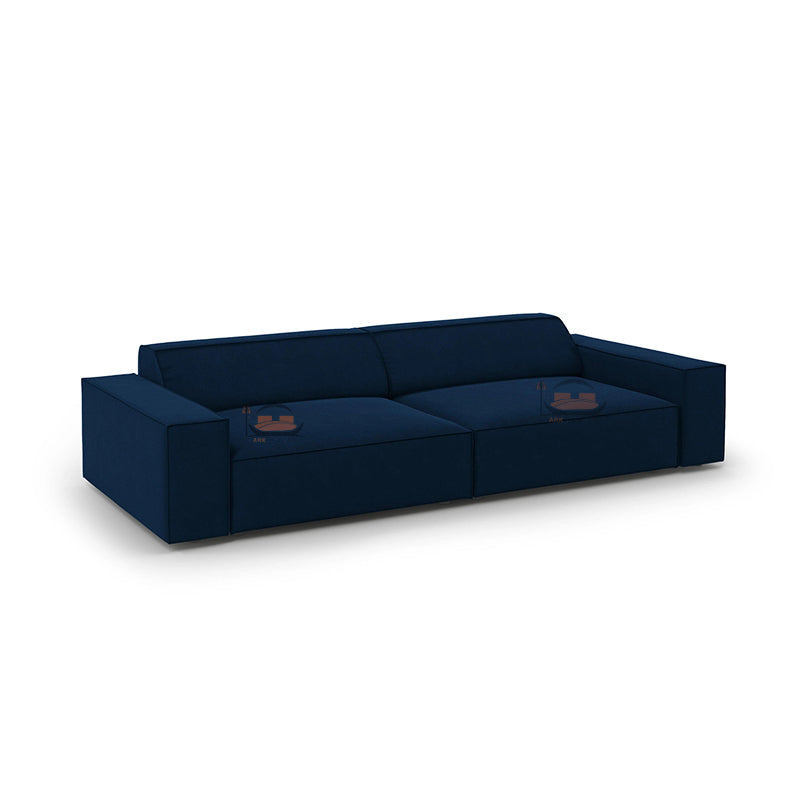 Tony 4 Seater Sofa in Plush Velvet Fabric