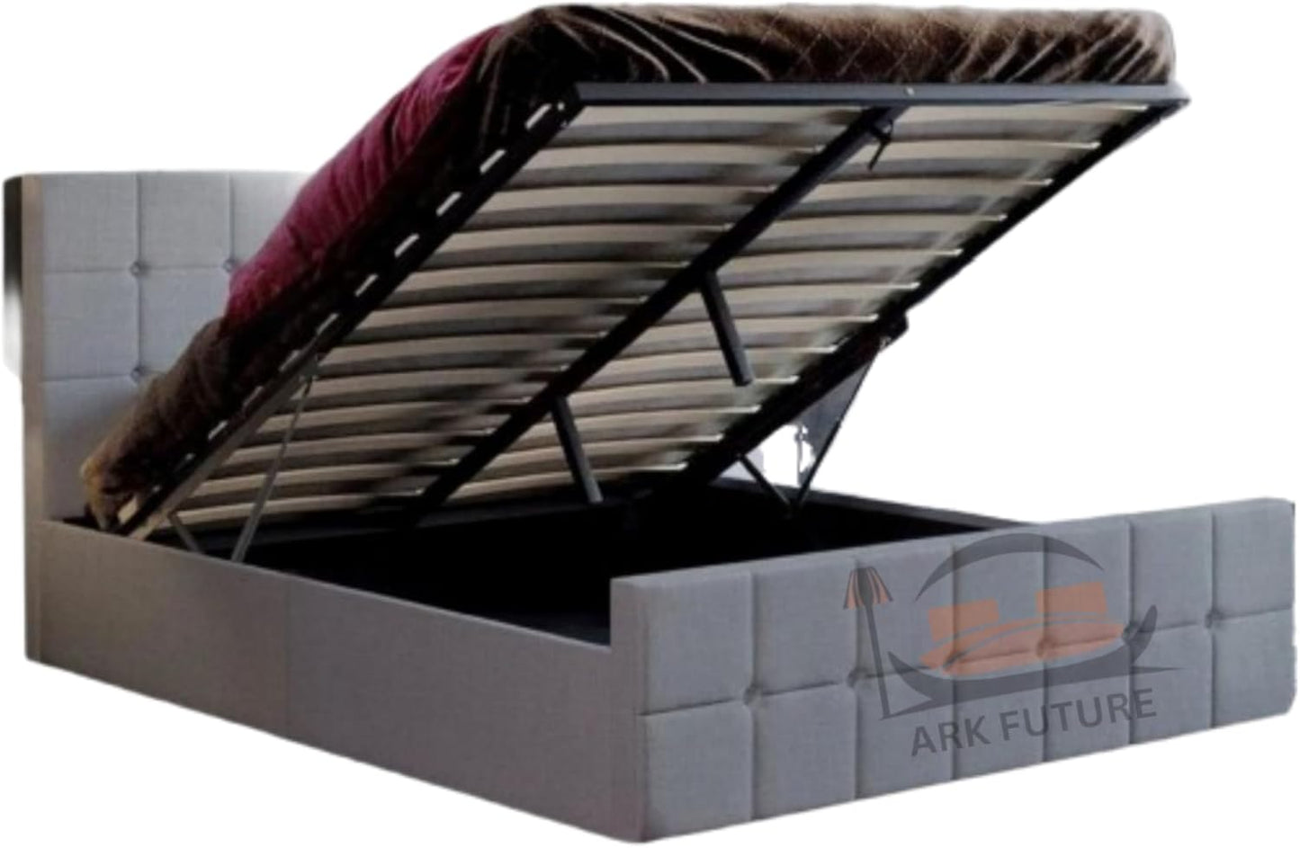Valentina King Ottoman Bed with Hidden Storage