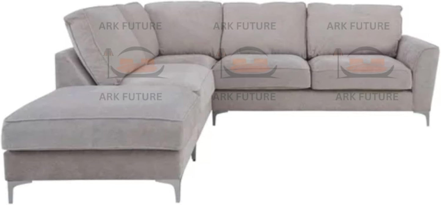 Sovereign Classic Fabric Corner Sofa – Modern L-Shaped Couch