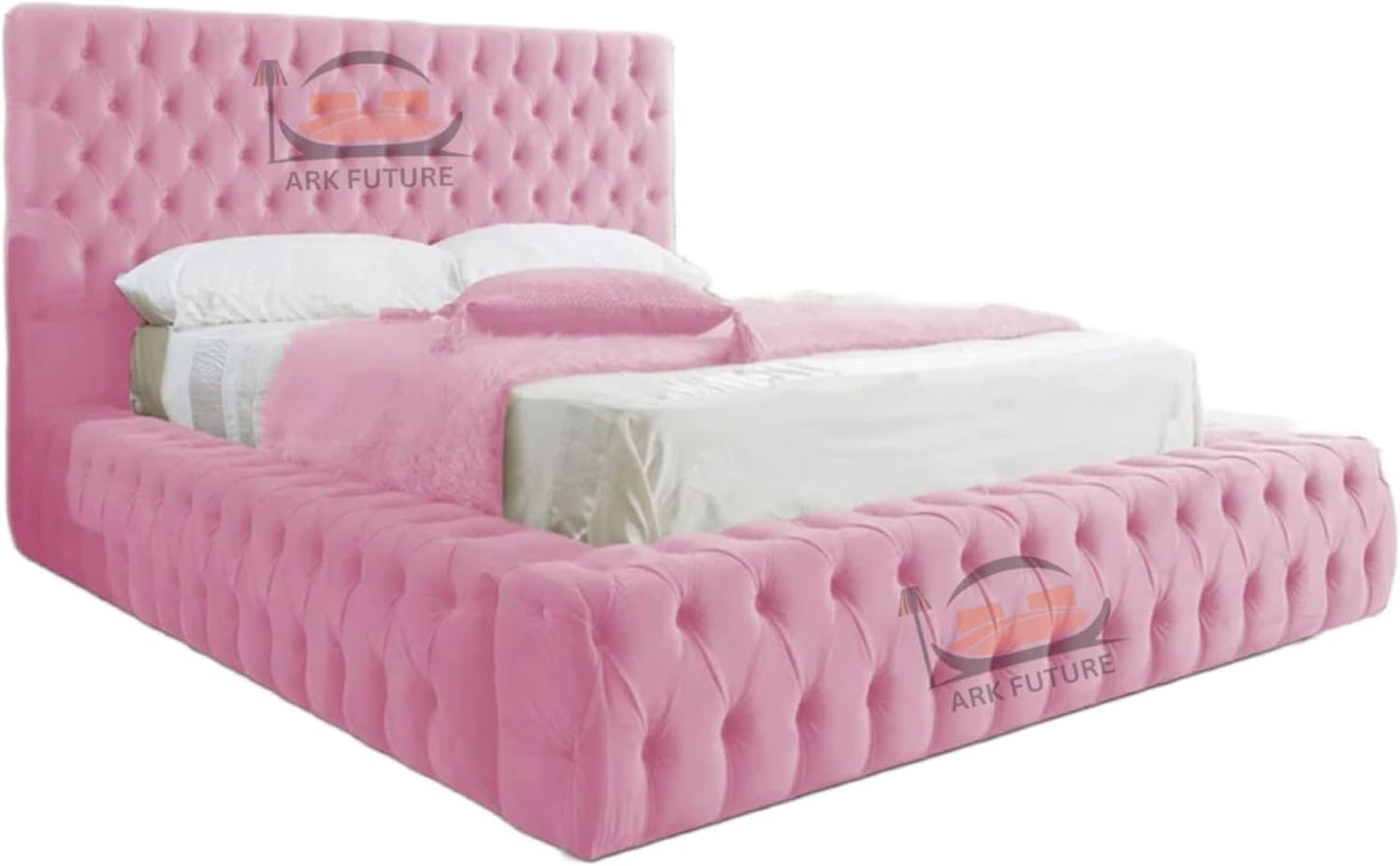 Celeste Upholstered Ottoman Bed Frame with Storage