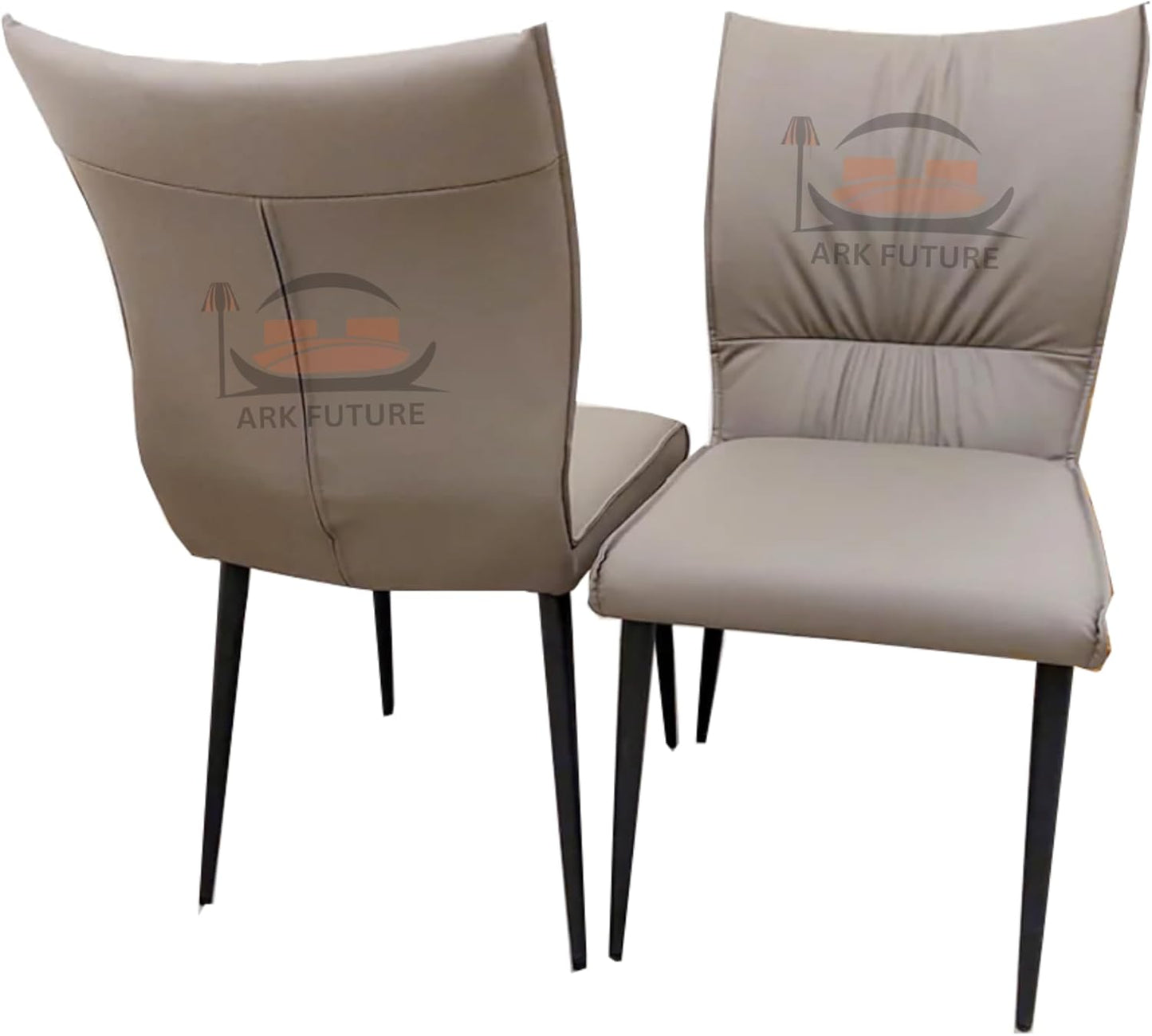 Flora Faux Leather Dining Chairs – Set of 4, Modern Design & Sturdy Legs