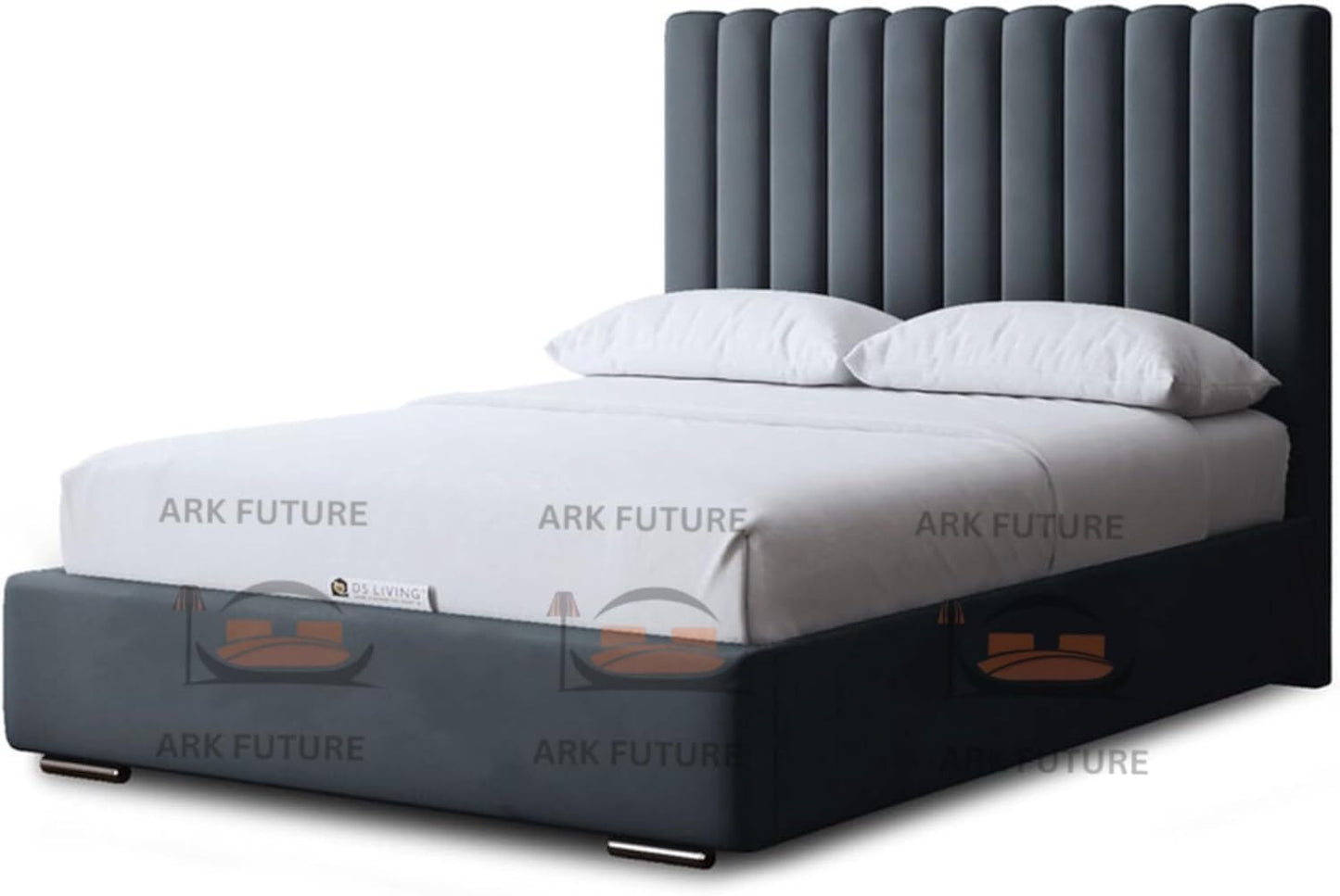 Valencia Panel Bed Frame with Headboard, Modern & Durable Platform for Bedroom