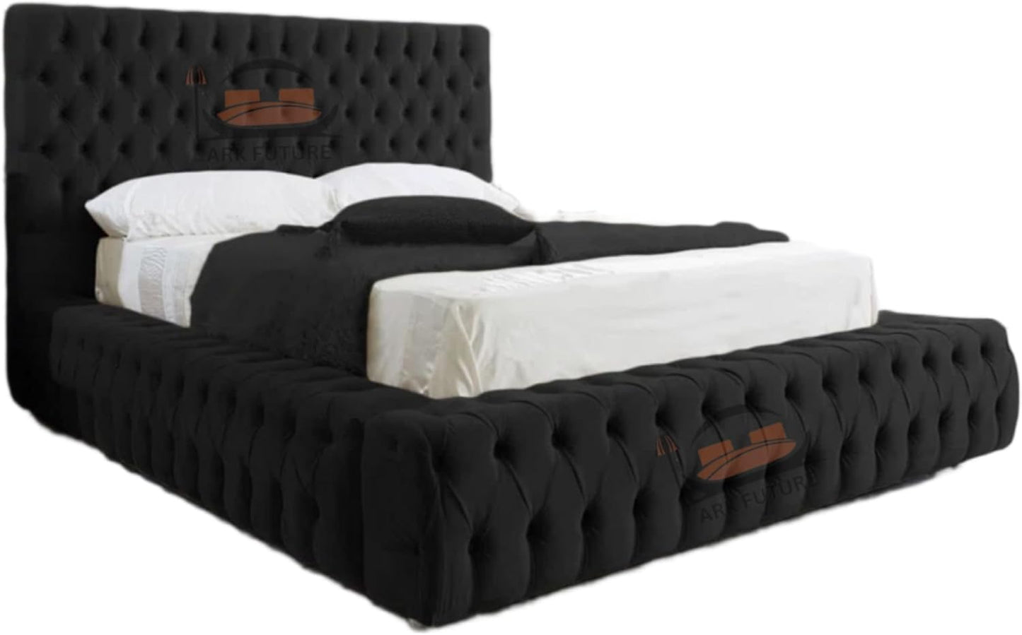 Celeste Upholstered Ottoman Bed Frame with Storage
