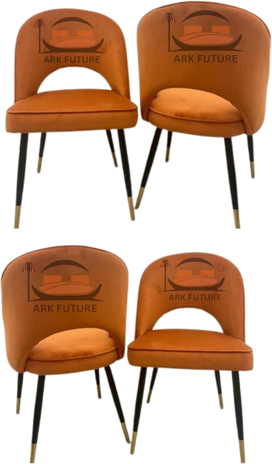 Astra Upholstered Dining Chair with Wooden Legs โ Modern Accent Chair