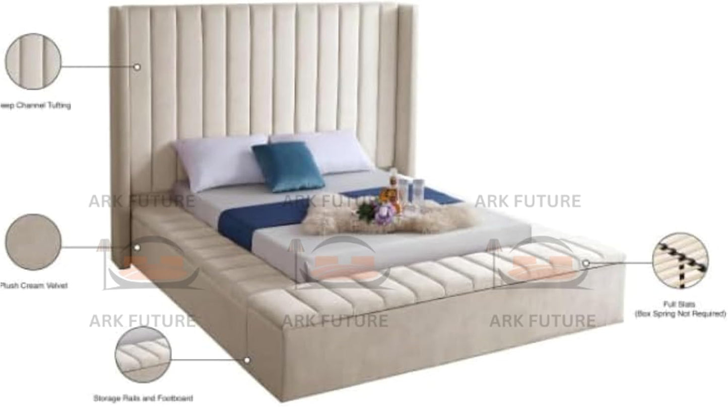 Ariana Luxury Modern Bed – Stylish Design, Sturdy Build, Comfortable Support
