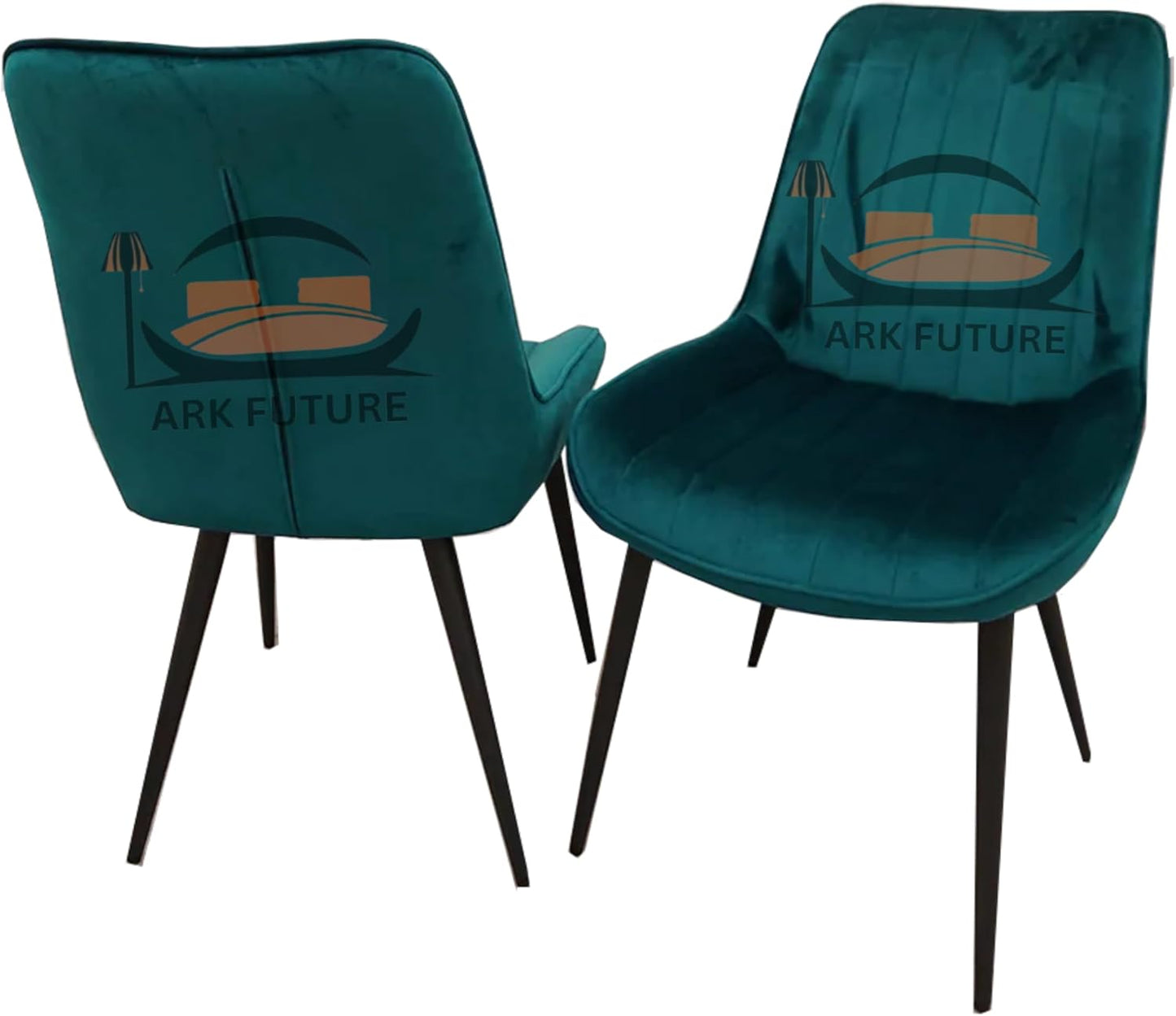 Dido Velvet Dining Chairs – Set of 4, Modern Design with Sturdy Legs