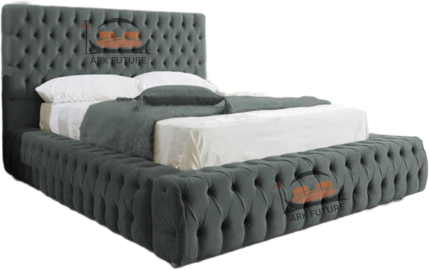 Celeste Upholstered Ottoman Bed Frame with Storage