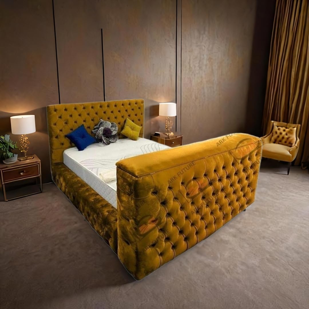 Raptor Chesterfield Upholstered TV Bed Frame