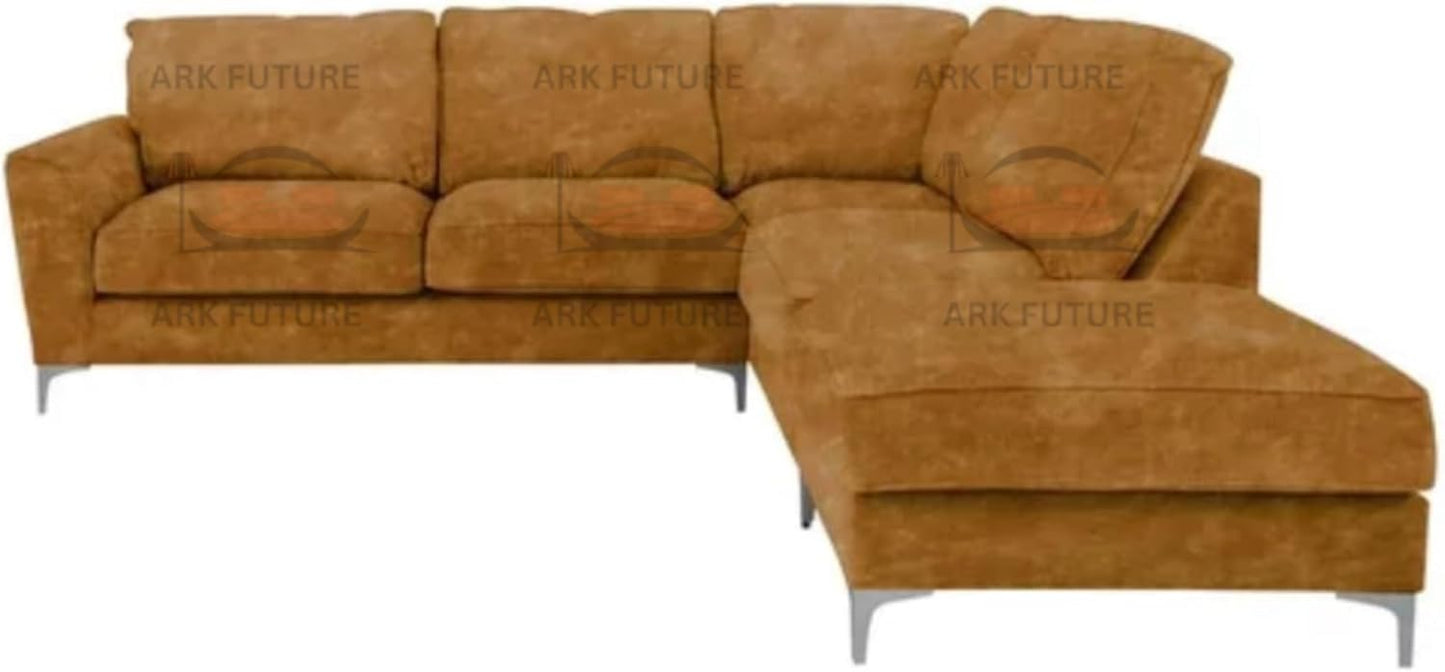 Sovereign Classic Fabric Corner Sofa – Modern L-Shaped Couch