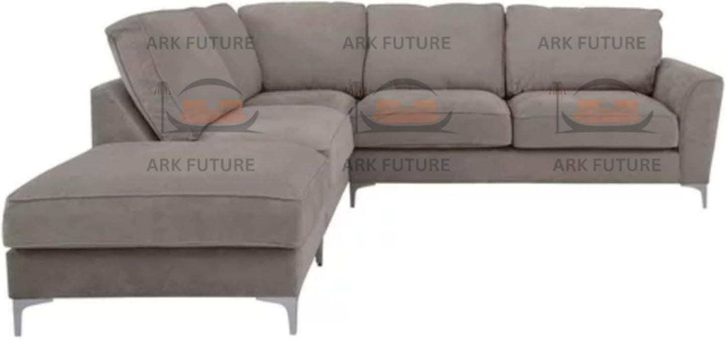 Sovereign Classic Fabric Corner Sofa – Modern L-Shaped Couch