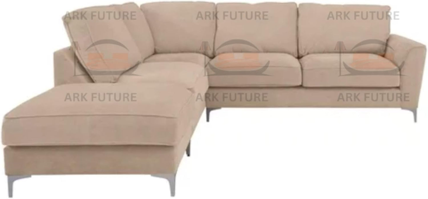 Sovereign Classic Fabric Corner Sofa – Modern L-Shaped Couch