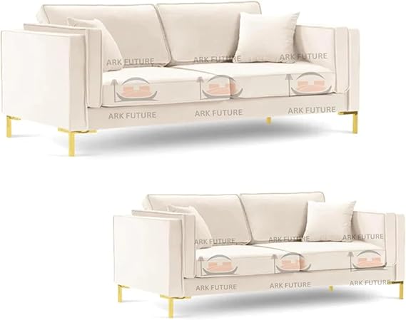 Aidy 3 Seater Sofa in Plush Velvet Fabric