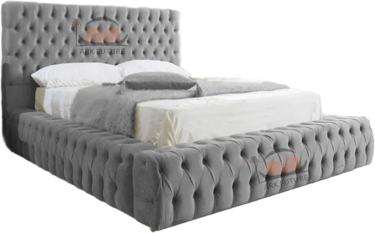 Celeste Upholstered Ottoman Bed Frame with Storage