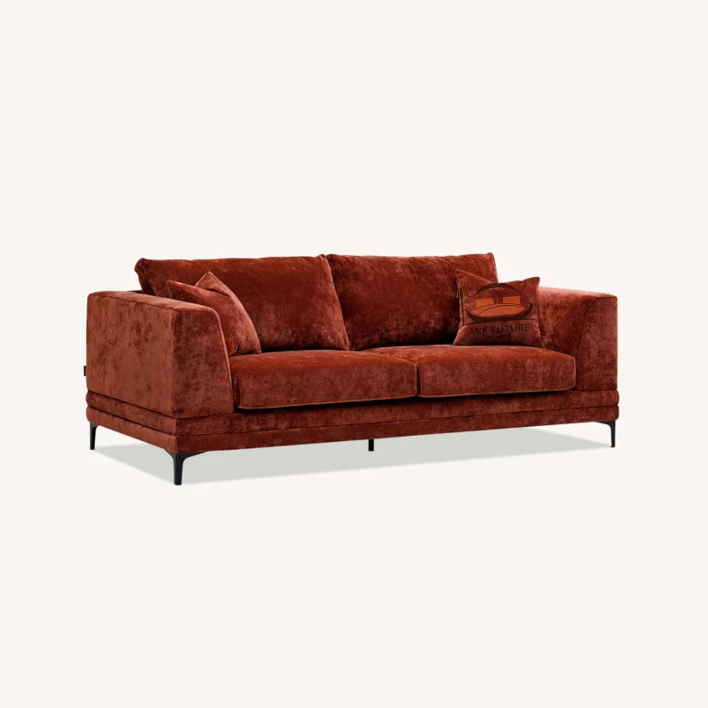 Lenox Modern Velvet Sofa Set Elegant Living Room Furniture(3+2_Seater )