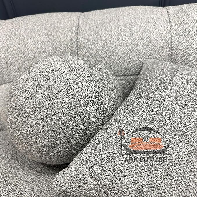 Bubble Boucle 3-Seater Sofa – Modern, Cozy Couch with Plush Cushions
