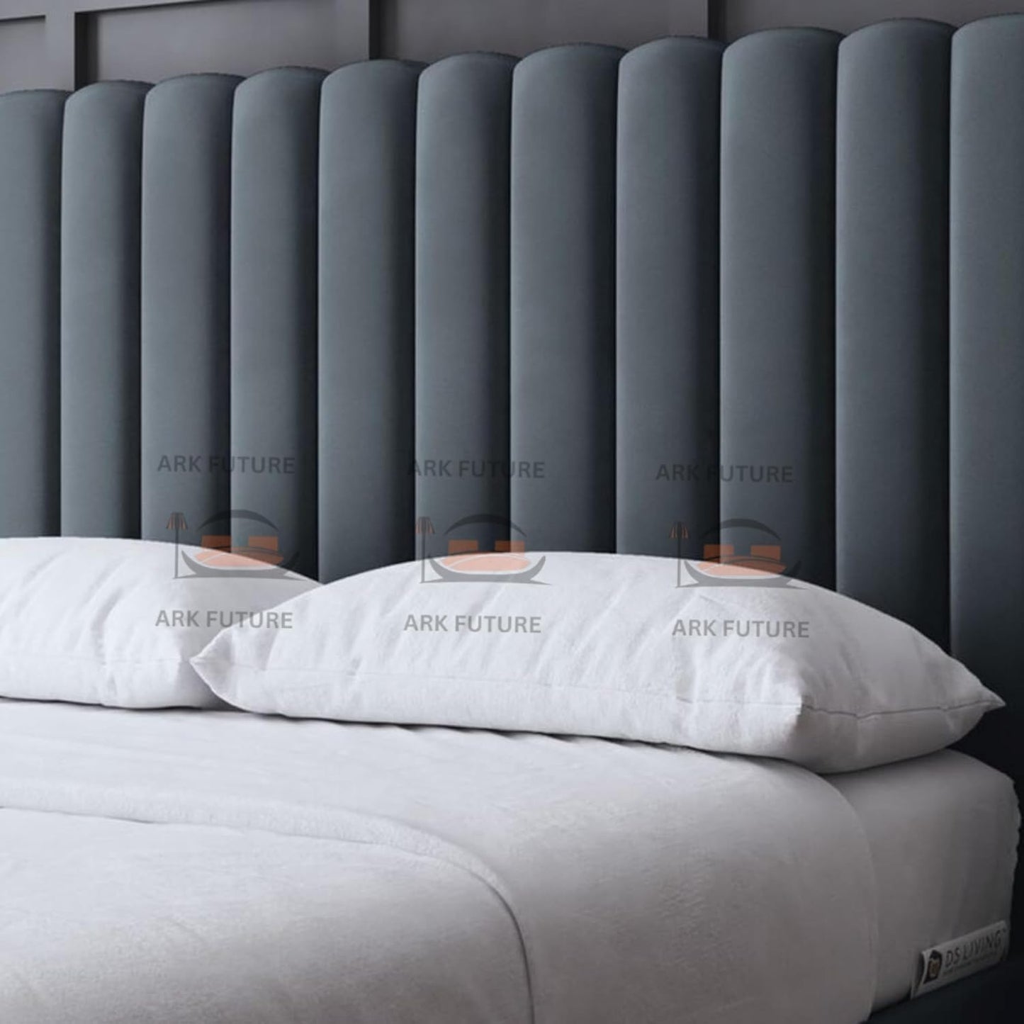 Valencia Panel Bed Frame with Headboard, Modern & Durable Platform for Bedroom