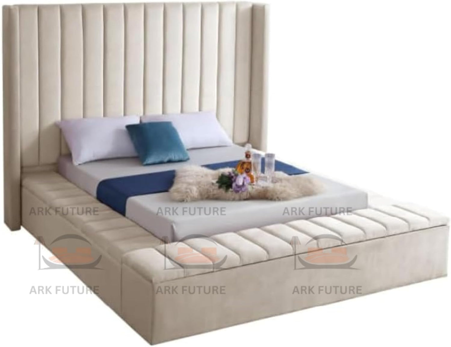 Ariana Luxury Modern Bed – Stylish Design, Sturdy Build, Comfortable Support