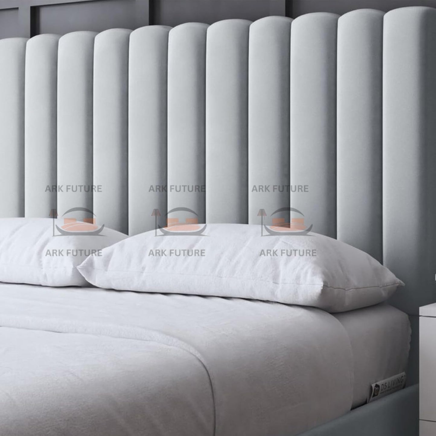 Valencia Panel Bed Frame with Headboard, Modern & Durable Platform for Bedroom