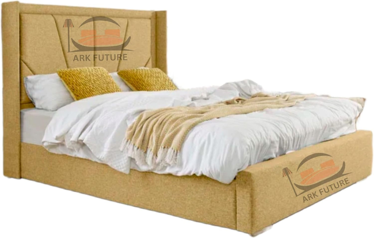Eleganza Harry Upholstered Bed Frame – Chic, Minimalist Design
