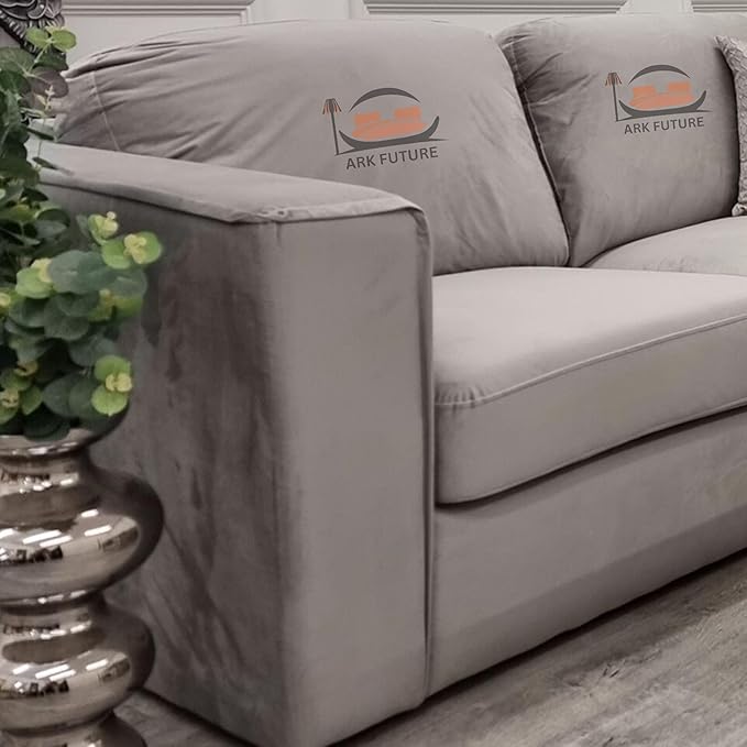Hudson 4-Piece Modular Velvet Corner Sofa – Stylish & Spacious Seating (4-Piece)
