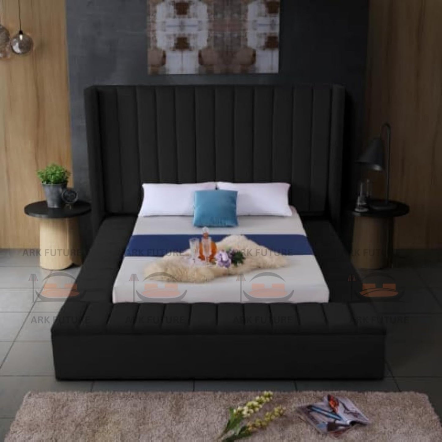 Ariana Luxury Modern Bed – Stylish Design, Sturdy Build, Comfortable Support