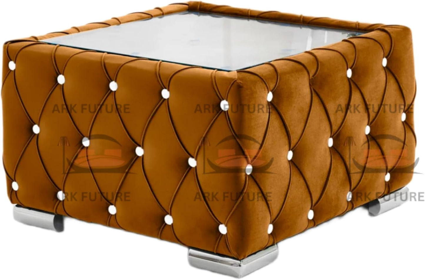 Verona Plush Velvet Square Footstool β Stylish & Comfortable