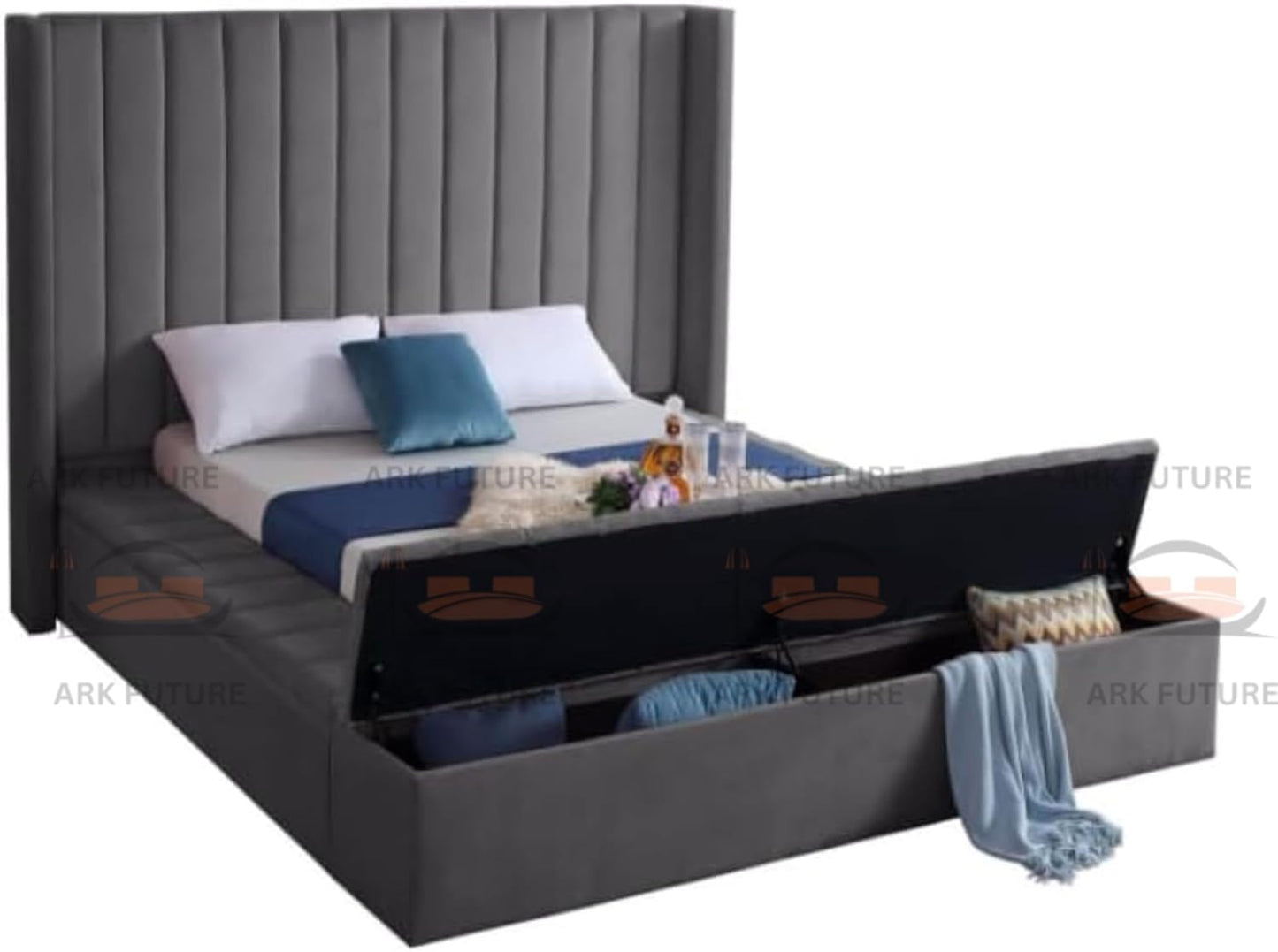 Ariana Luxury Modern Bed – Stylish Design, Sturdy Build, Comfortable Support