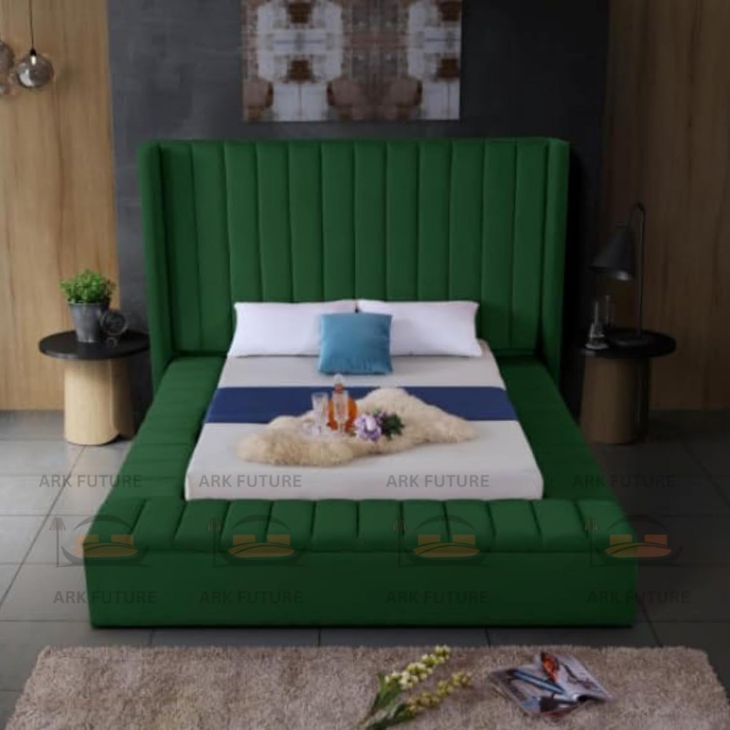 Ariana Luxury Modern Bed – Stylish Design, Sturdy Build, Comfortable Support