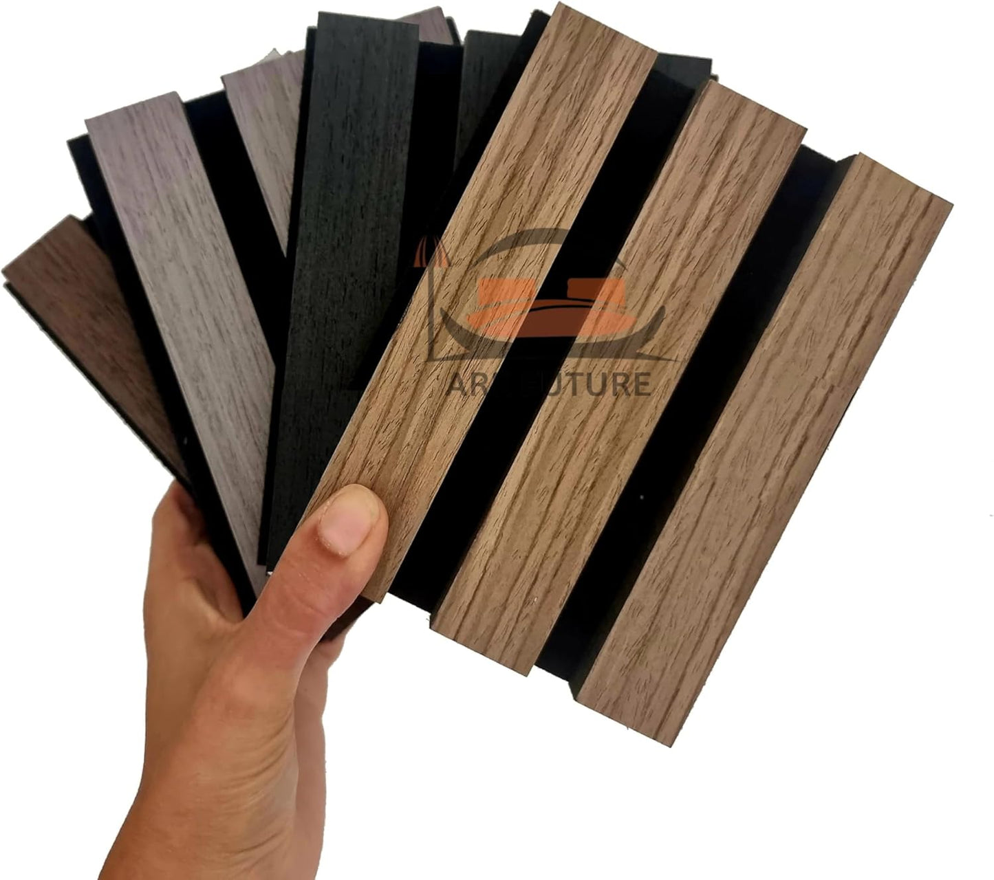 Acoustic Slatted Wall Panels - Real Wood