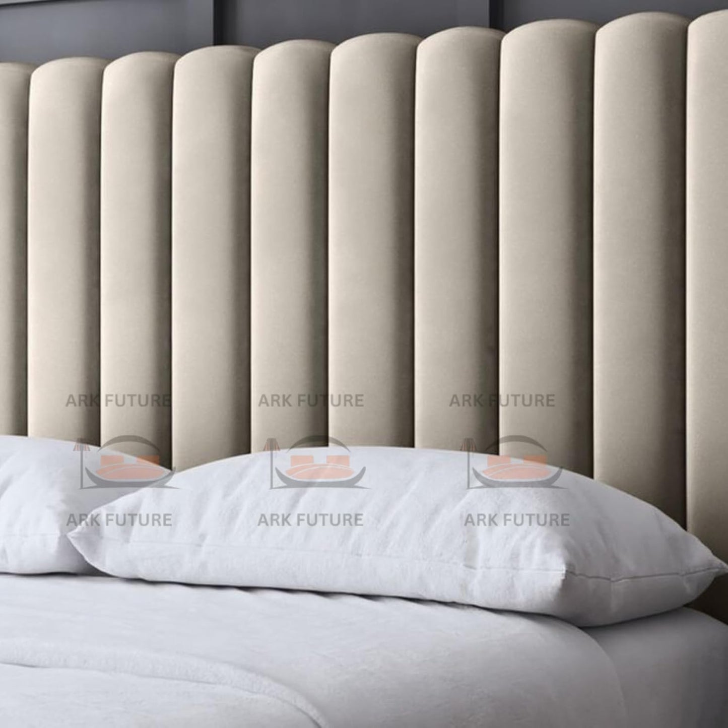 Valencia Panel Bed Frame with Headboard, Modern & Durable Platform for Bedroom