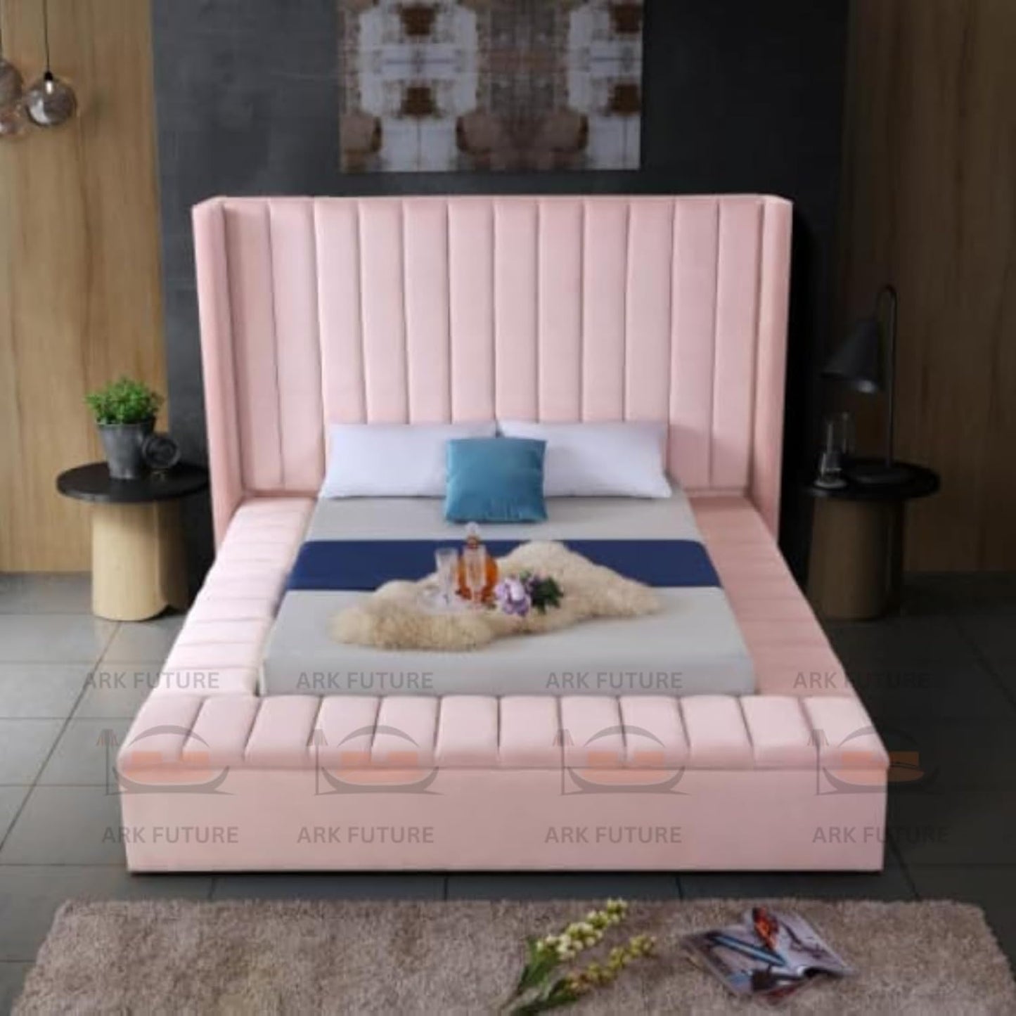 Ariana Luxury Modern Bed – Stylish Design, Sturdy Build, Comfortable Support