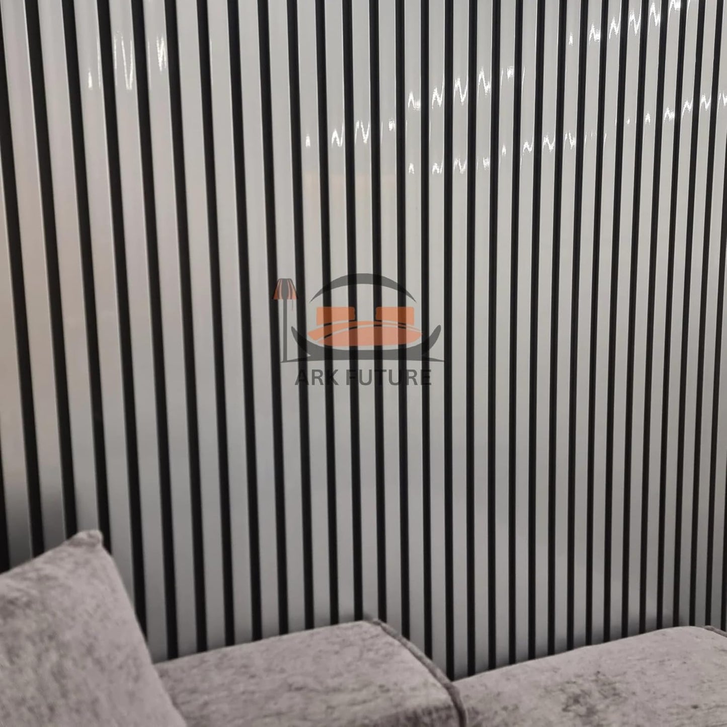 Wood Effect Slatted Acoustic Wall Panels – Set of 14