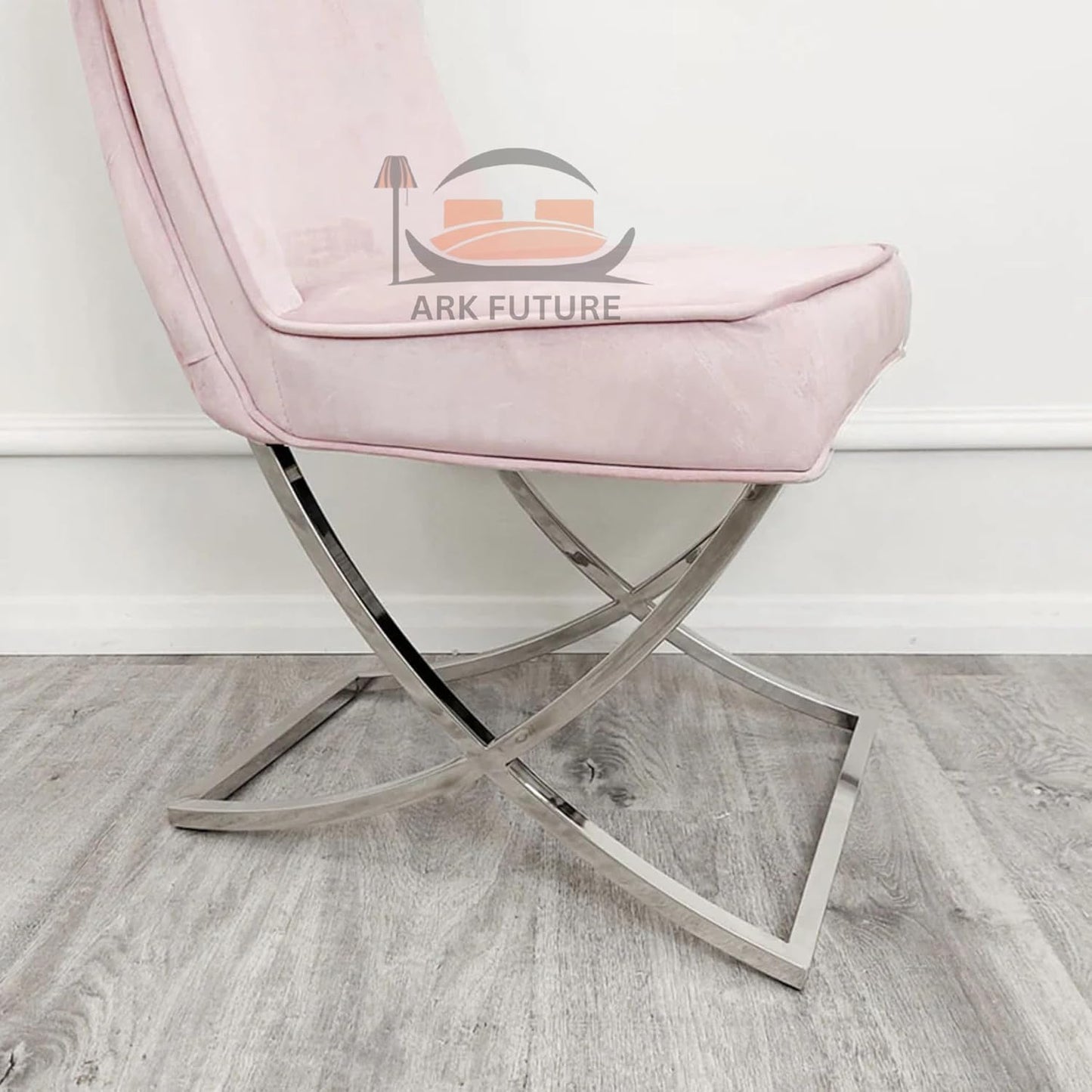 Sandhurst Pink Velvet Dining Chair – Set of 4