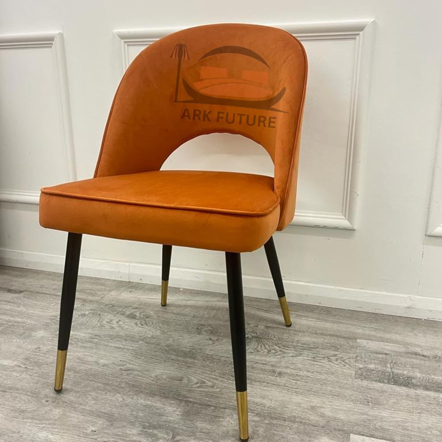 Astra Upholstered Dining Chair with Wooden Legs โ Modern Accent Chair