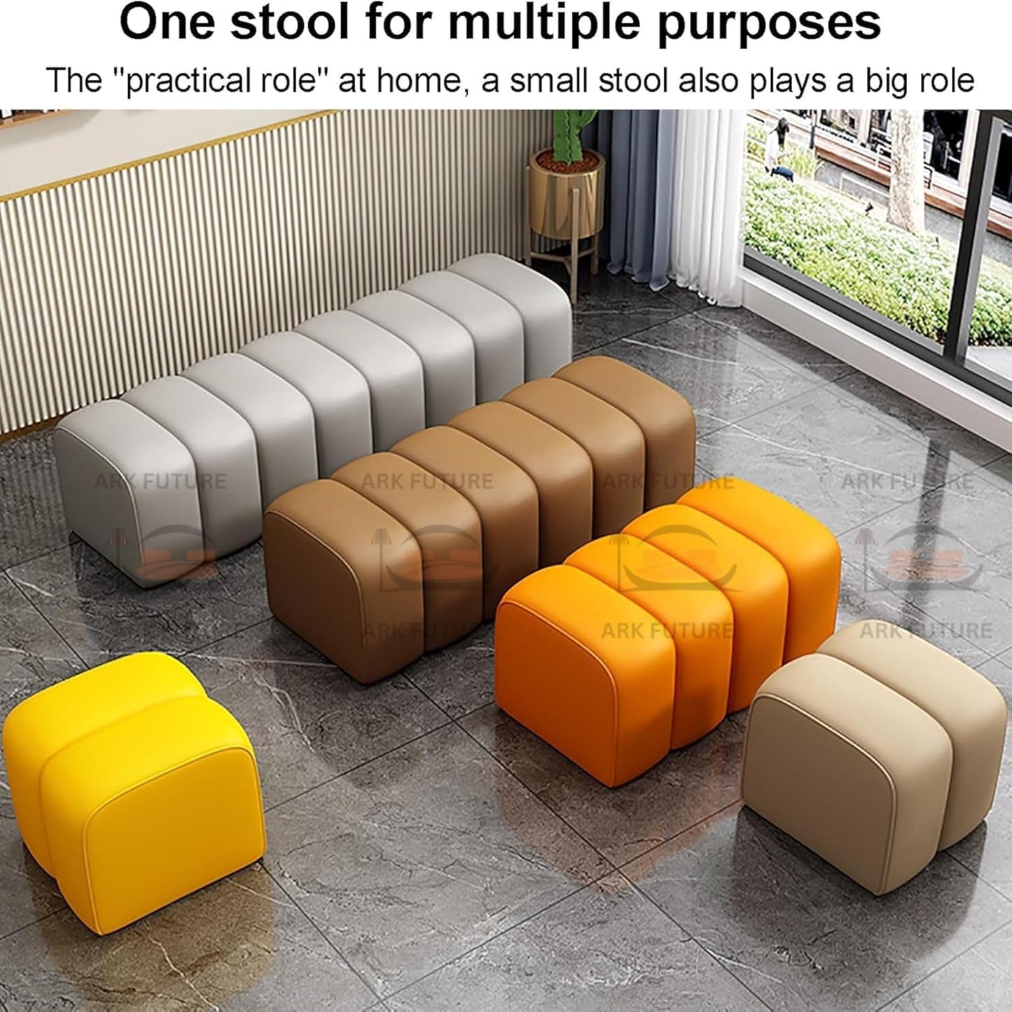 Nordic Velvet Upholstered Ottoman Bench – Stylish Modern Design, & Plush Velvet Fabric