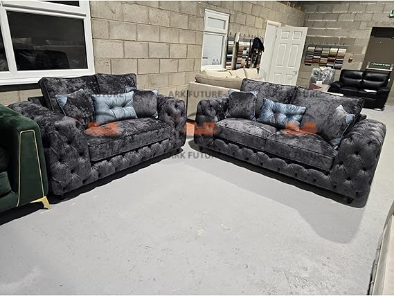 Romal Ashton Chesterfield Sofa Set 3+2 Seater