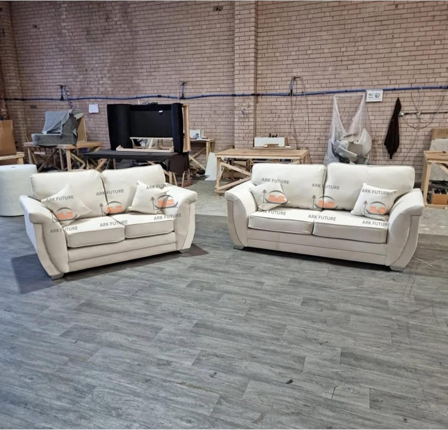Amalfi 3 Plus 2 Seater Sofa in Plush Velvet Fabric