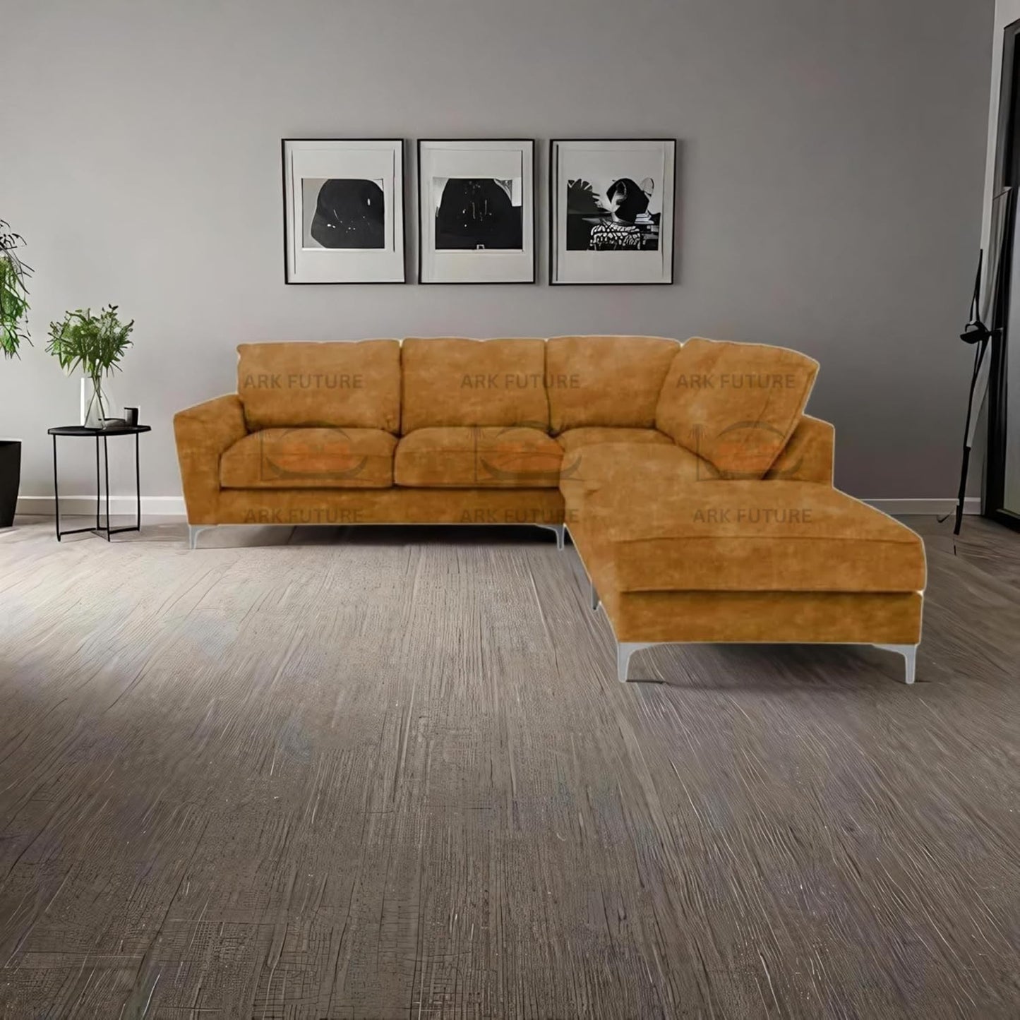 Sovereign Classic Fabric Corner Sofa – Modern L-Shaped Couch