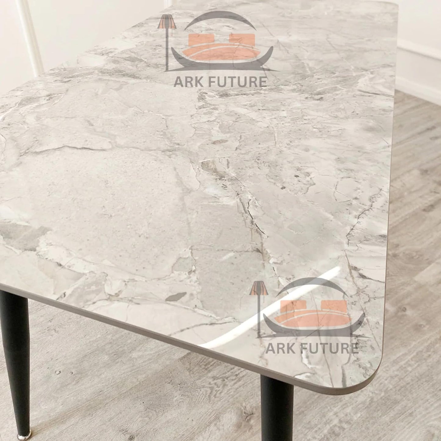 Titus 1.4m Dining Table โ Sintered Stone Top, Modern Design