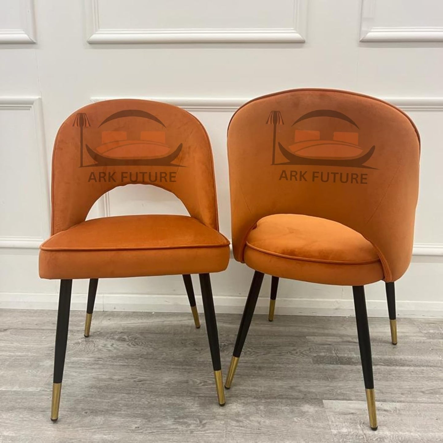 Astra Upholstered Dining Chair with Wooden Legs โ Modern Accent Chair