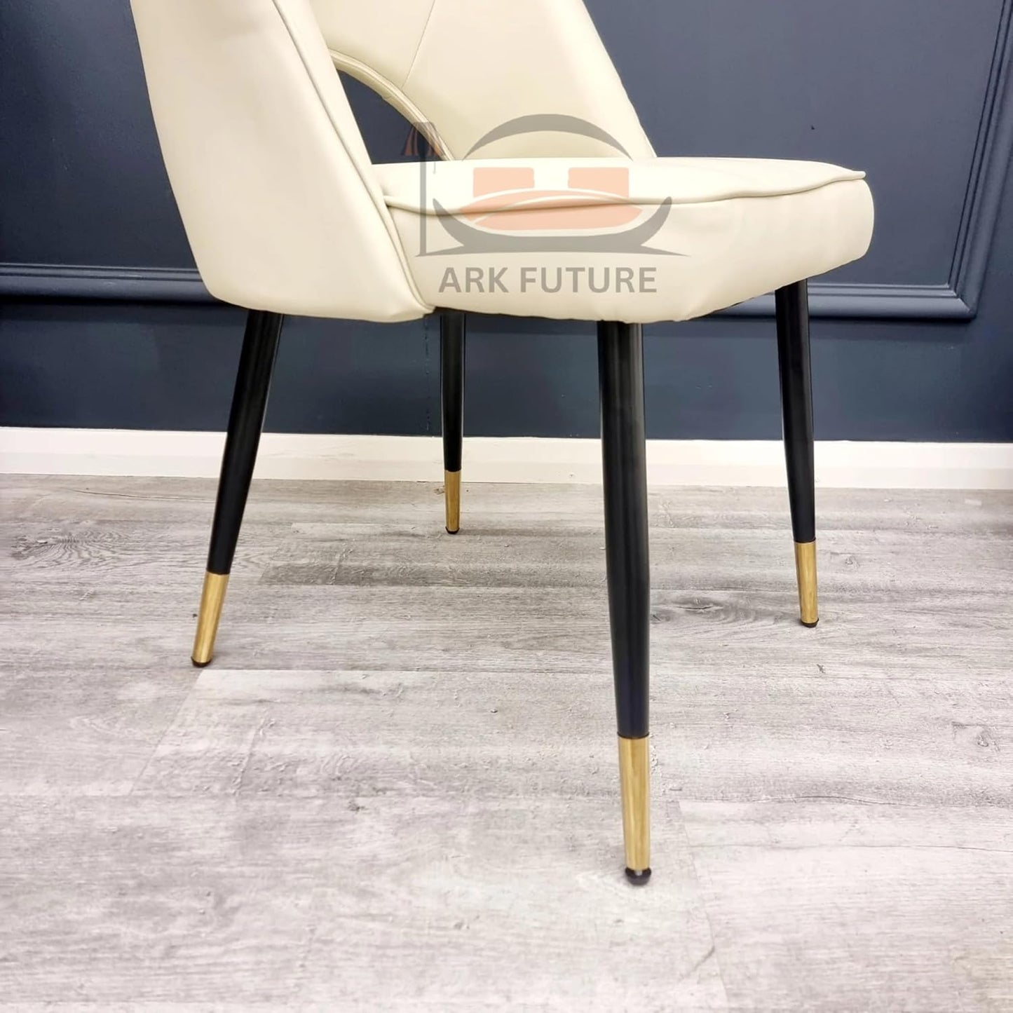 Astra Upholstered Dining Chair with Wooden Legs โ Modern Accent Chair
