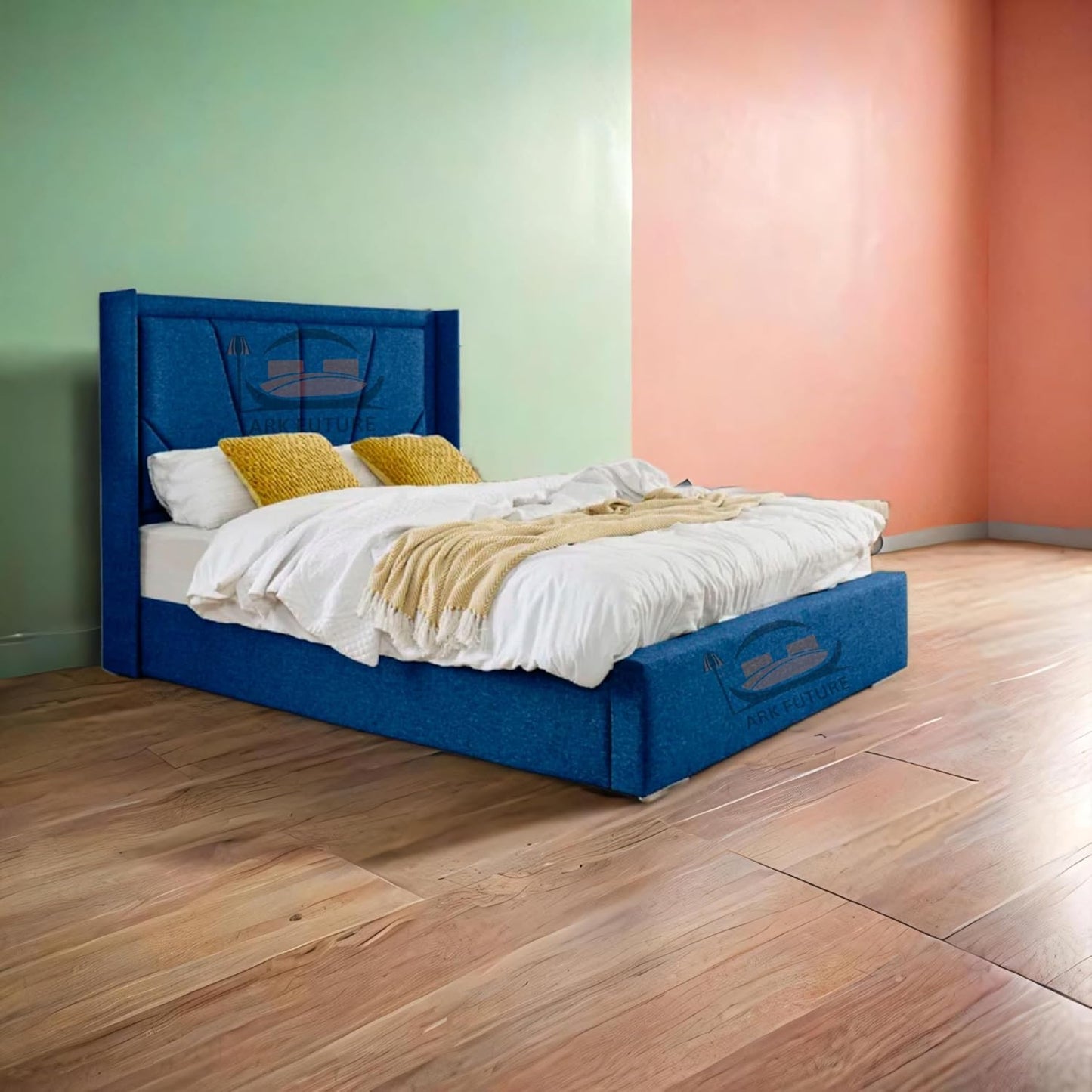 Eleganza Harry Upholstered Bed Frame – Chic, Minimalist Design