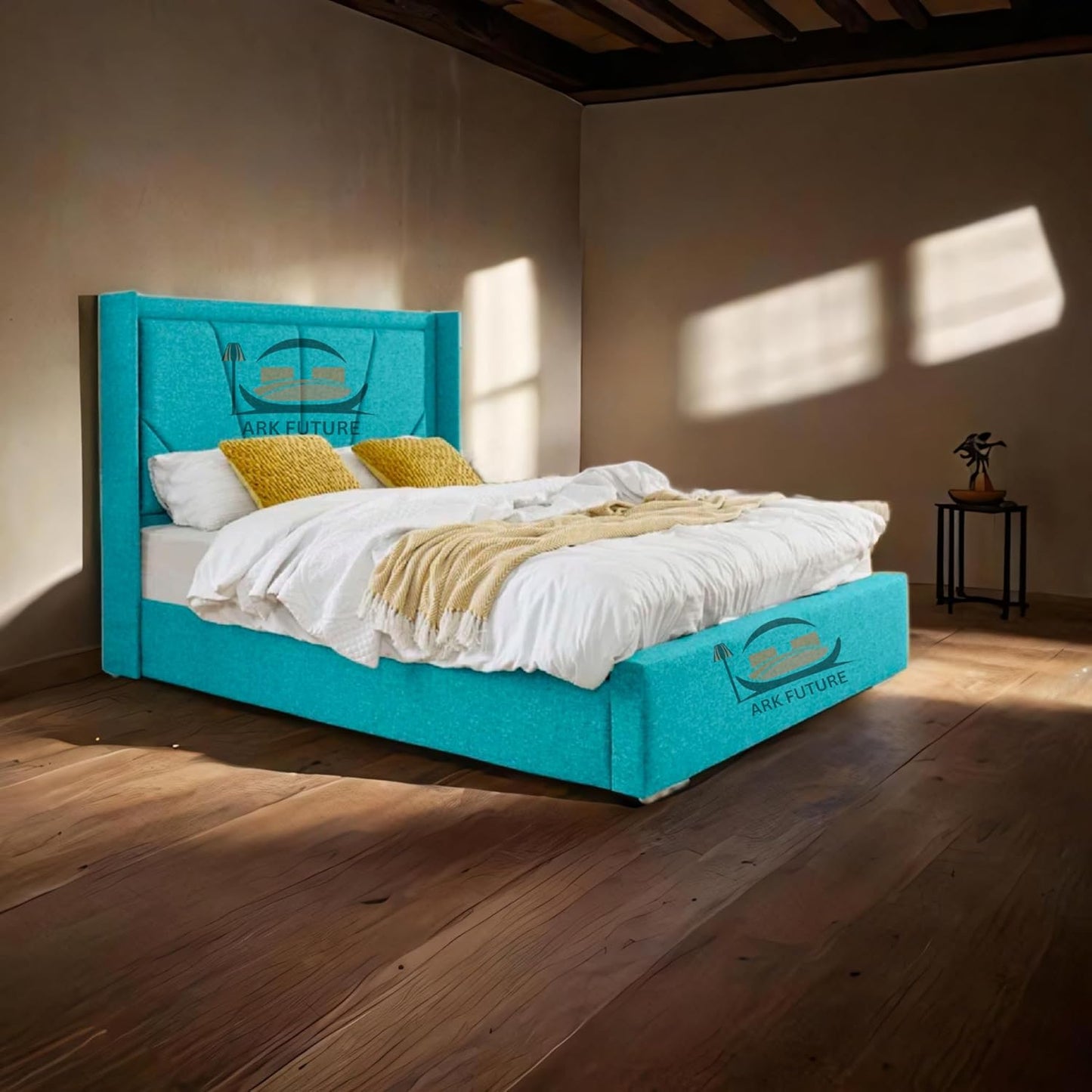 Eleganza Harry Upholstered Bed Frame – Chic, Minimalist Design