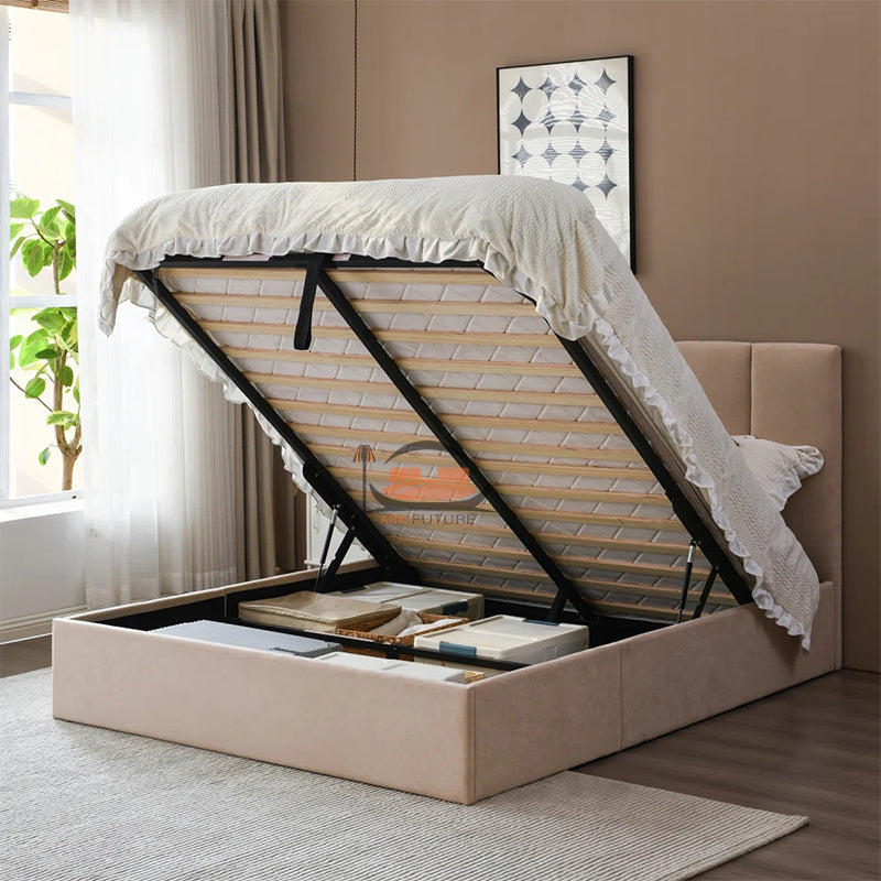 Alfie Gas Lift Ottoman Storage Bed Frame